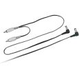 Cioks 1022 Stack Flex 1 2,1x5,5 mm Hohlstecker gewinkelt / 2x Cinch M 0,5m Thumbnail 1