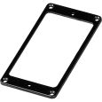 Partsland Tonabnehmer Rahmen Hals-Position Humbucker f. flache Decke schwarz Thumbnail 1