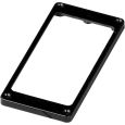 Partsland Tonabnehmer Rahmen Steg-Position Humbucker f. flache Decke schwarz Thumbnail 1