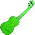 Kala Waterman KA-SWF-GN Fluorescent  Apple Green Sopranukulele + Gigbag Thumbnail 1