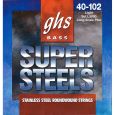 GHS Super Steels L5000 Bass String Set, 4-String, Light 040-102 Thumbnail 1