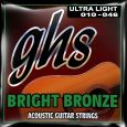 GHS Bright Bronze Acoustic Guitar Saitensatz 80/20 Ultra Light 010-046 Thumbnail 1