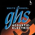 GHS White Bronze Acoustic/Electric Guitar Saiten Standard Light 012-054 Thumbnail 1