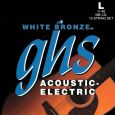 GHS White Bronze Acoustic/Electric String Set 12-String  Light 011-048 Thumbnail 1