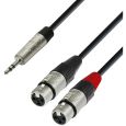 Adam Hall Cables Premium 2x XLR Fem. auf 3,5mm Klinke Stereo 1,8m Thumbnail 1