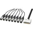 ALVA AO25-8XPro10 Multicore Kabel 8x XLR 3 male, schwarz 10m Thumbnail 1