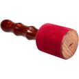 Klangschalen-Schlägel Leder 19x5 cm rot Thumbnail 5