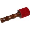 Klangschalen-Schlägel Leder 23x7 cm rot Thumbnail 1