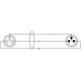 Cordial XLR female / XLR male Neutrik 10m CSM 10 FM-GOLD 250 Thumbnail 2