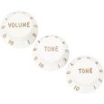 Fender Stratocaster Potiknopf-Set weiss (3 Stück) Thumbnail 1