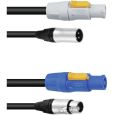 PSSO Kombikabel DMX PowerCon/XLR 1,5m Neutrik Stecker Thumbnail 1