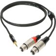 Klotz Klinke Stecker 3,5 stereo / 2 XLR female 1,8 m KY8-180 Thumbnail 1