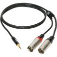 Klotz Klinke Stecker 3,5 stereo / 2 XLR male 3 m KY9-300 Thumbnail 1