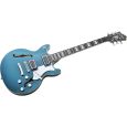 Hagstrom Alvar Ltd. Blue Topaz Metallic E-Gitarre Thumbnail 3