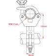 DOUGHTY Slimline Swivel Coupler 750 kg, silber, T58030 Thumbnail 4