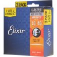 Elixir 16542 3er-Pack Electric Light 010 - 046 Thumbnail 3
