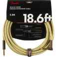 Fender Deluxe Series Instrument Cable 5,5m Angled Tweed Thumbnail 1