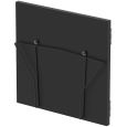 Glorious DJ Record Box Display Door Black Thumbnail 1