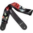 Dimarzio DD 3146 Polyphia Floral Muse Black Standard Gitarrengurt Thumbnail 1
