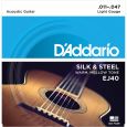 Daddario EJ40 Silk & Steel Saiten für Folk-Gitarre, 11-47 Thumbnail 1