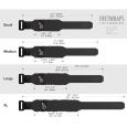 Gruv Gear FretWrap 1-Pack Medium Black Thumbnail 2