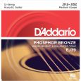 Daddario EJ39 - Akustikgitarre Saiten 12-Saiter Phosphor-Bronze Thumbnail 1