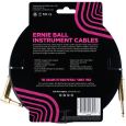 Ernie Ball EB6058 Instrumentenkabel, schwarz 7,62m Thumbnail 2