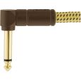 Fender Deluxe Patchkabel 15cm Yellow Tweed (Paar) Thumbnail 2