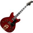 Hagstrom Viking 67' Wild Cherry Transparent E-Gitarre Thumbnail 1