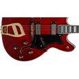 Hagstrom Viking 67' Wild Cherry Transparent E-Gitarre Thumbnail 4