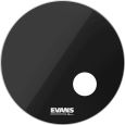 Evans EQ3 Resonant schwarz 22 Zoll Bass Drum Fell Thumbnail 1