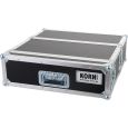 KORN Case 19 Zoll 3HE / 22cm tief für Stromverteiler schwarz Casebau Thumbnail 4