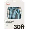 Fender Spiralkabel Koil 30 Blue Thumbnail 2