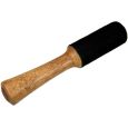Klangschalen-Schlägel Leder 20x4 cm schwarz Thumbnail 1