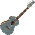 Fender Dhani Harrison Uke Turquoise Tenor-Ukulele inkl. Gigbag Thumbnail 1