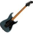 Fender Squier Contemporary Stratocaster HH  Gunmetal Metallic E-Gitarre Thumbnail 1