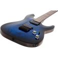 Schecter Omen Elite 6 See Thru Blue Burst E-Gitarre Thumbnail 5