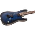 Schecter Omen Elite 7 See Thru Blue Burst 7-String E-Gitarre Thumbnail 3