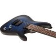 Schecter Omen Elite 7 See Thru Blue Burst 7-String E-Gitarre Thumbnail 4