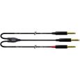Cordial Klinke 6,3mm stereo / 2x Klinke 6,3mm mono CFY 3 VPP-LONG Thumbnail 1