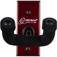Ortega OGH-1WR Wandhalter für Gitarre Wine Red Thumbnail 2