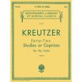 G. Schirmer - 42 Etüden oder Capricen - f. Violine - Rodolphe Kreutzer Thumbnail 1