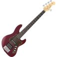 FGN J-Standard Mighty Jazz 5 Azuki Metallic E-Bassgitarre inkl. Gigbag Thumbnail 1
