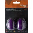 STAGG Schütteleier violett (1 Paar) Thumbnail 2