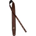 Ortega OSBY-6 Echtleder Gitarrengurt „byzantine brown“ Thumbnail 2