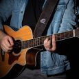 Ortega OSCL-1 Echtleder Gitarrengurt „roman marble“ Thumbnail 4