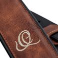 Ortega OSCL-5 Echtleder Gitarrengurt „vintage caramel“ Thumbnail 3