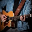 Ortega OSCL-5 Echtleder Gitarrengurt „vintage caramel“ Thumbnail 4
