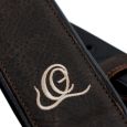 Ortega OSCL-6 Echtleder Gitarrengurt „vintage bronze“ Thumbnail 3