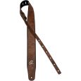Ortega OSCL-7 Echtleder Gitarrengurt „vintage cognac“ Thumbnail 2